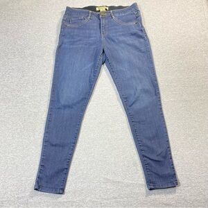 Democracy Ab Technology Women's 4 Dark Blue Jegging Jeans Mid Rise Stretch Denim